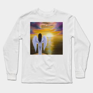 Sunset Angel Long Sleeve T-Shirt